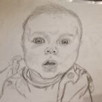 tekening van een baby